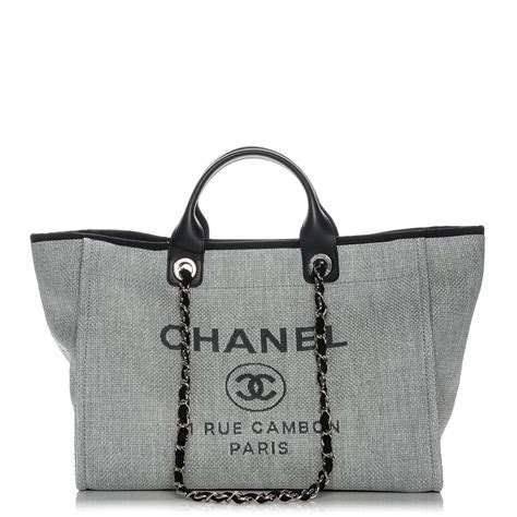 chanel mini deauville tote|Chanel canvas large deauville tote.